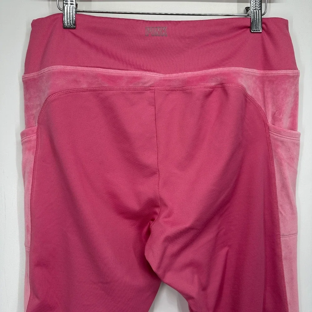PINK Victoria's Secret Active Pink‎ Leggings XL High Rise Pocket Yoga